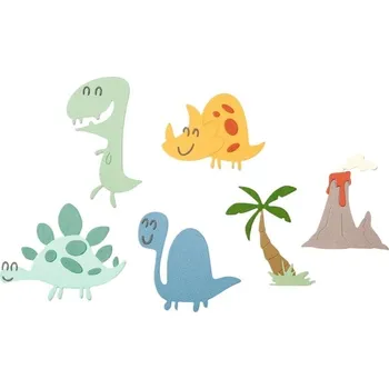 Kancelářská technika Sizzix 664393 Řezací šablona Dinosauři 9 ks
