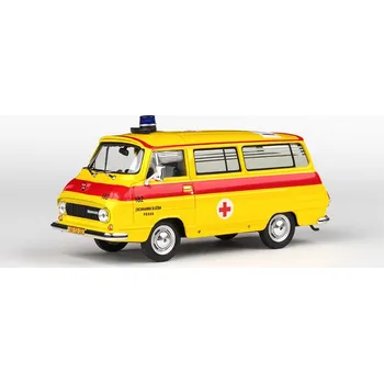 Hračka Škoda 1203 Sanitka Záchranka 1974 1:43 Abrex Škoda 1203 ZS Praha 182 - kovový model auta