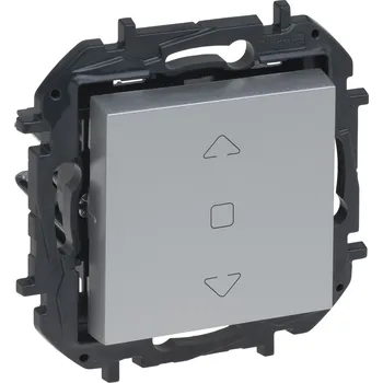 vypínač Legrand 863344 Niloé Step - Žaluziový spínač (ovládač), hliník