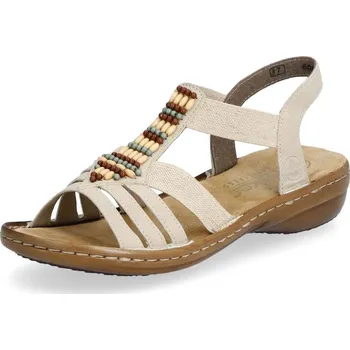 Dámské sandále Dámské sandály RIEKER 60851-62 béžová S6 39