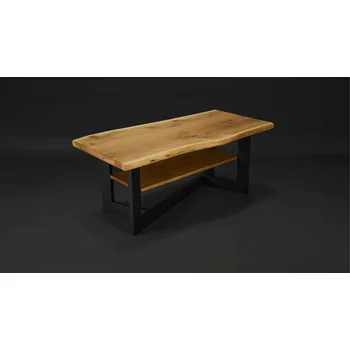 Konferenční stolek Konferenční stolek SIRIUS Jasanové dřevo / Sešikmená hrana