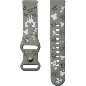 Ostatní příslušenství k chytrým hodinkám Madvell Silikonový řemínek Mickey tyrkysová 22mm