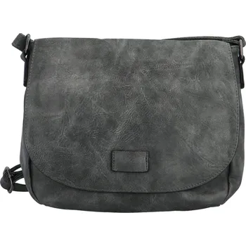 Kabelka Stylová dámská koženková crossbody kabelka Jacinda new, šedá
