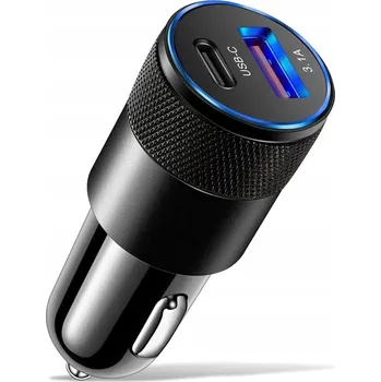 NABÍJEČKA DO AUTA 68W PD TYP USB C RYCHLÝ AUTOMOBILOVÁ ADAPTÉR