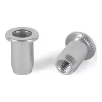 Nýt Matice nýtovací plochá M10x27 (5,5-8,0) hladká otevřená, ocel - Bralo