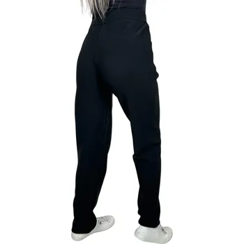 Dámské kalhoty SL Dámské černé nadměrné zateplené kalhoty Barva: Černá, Velikost: 5XL