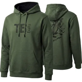 Pánská mikina TB Baits Mikina Hidden Carp Green - XXXL