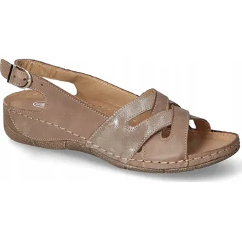 Dámské sandále Helios dámské sandály 134 klínek, velikost 38