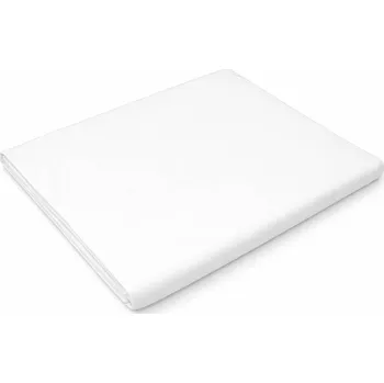 Prostěradlo Bavlněná plachta do školky - Bílá bez gumy Rozměr:: 60 x 120 cm