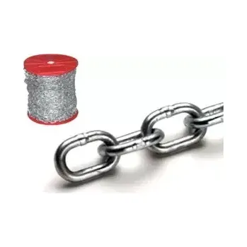 Řetěz Řetěz polodlouhý článek DIN 5685A 8 mm Zn - 15m/balení