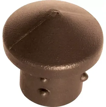 Příslušenství pro plot Čepička sloupku HDPE PVC 5/4", hnědá