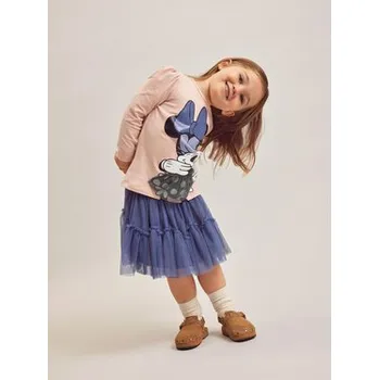 Dámská sukně Vero Moda Girl tylová sukně 13211727 Modrá Regular Fit 86