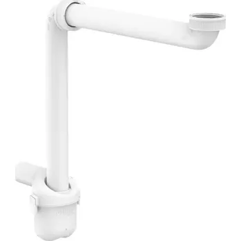 Sifon Hansgrohe Příslušenství - Umyvadlový sifon, úsporný, 32 mm, bílá 54235000