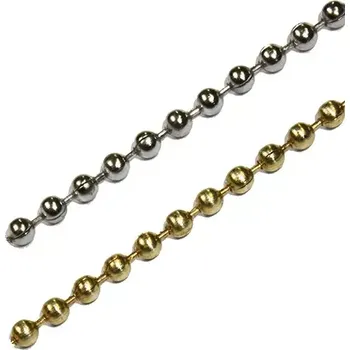 Železářství Řetěz kuličkový 2,4 mm mosaz lesklá - 50m/balení