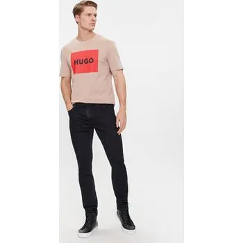 Pánské tričko Hugo T-Shirt Dulive222 50467952 Béžová Regular Fit L