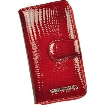 Peněženka Červená kožená peněženka na karty GF116