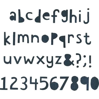 Kancelářská technika Sizzix 662708 Řezací šablona Abeceda 2