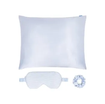 Dore & Rose Premium Silk Sleep Bundle 50x60 Stripe Sada péče o vlasy