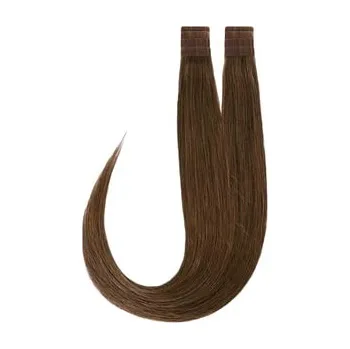 Rapunzel of Sweden Premium Tape Extensions Straight / Classic Tape 4 cm / 8 pieces 5.0 Brown 40 cm Prodloužení vlasů
