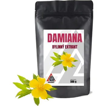 Damiana bylinný extrakt VALKNUT v prášku Obsah balení: 100 g
