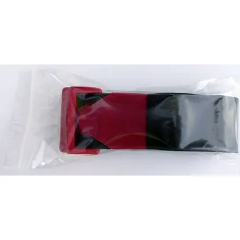 Zip TRU COMPONENTS 690-330-Bag pásek se suchým zipem s páskem háčková a flaušová část (d x š) 600 mm x 38 mm černá, červená 2 ks