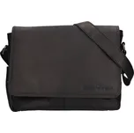 Pánská kožená taška přes rameno Greenwood Phils - černá