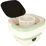 KIK Mini skládací přenosná pračka 12 l zelená