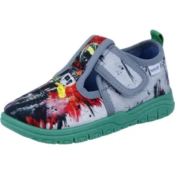 Dětská sportovní obuv Chlapecké Bačkory Richter 9001-3291-6201 na suchý zip, z bavlny. Velikost: 29