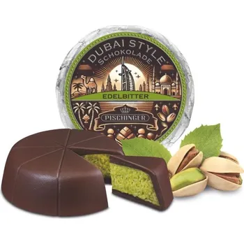Čokoláda PISCHINGER Vídeňský dortík "DUBAI STYLE" hořký 45g