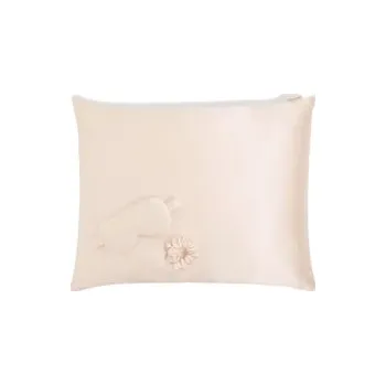 Dore & Rose Premium Silk Sleep Bundle 50x60 Champagne Sada péče o vlasy