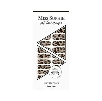Make-up Miss Sophie UV Gel Wraps Grey Leo UV Fólie na nehty