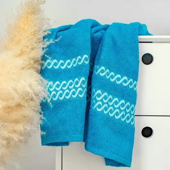 Ručník Stanex Valencia 50 x 100 cm, tyrkysový