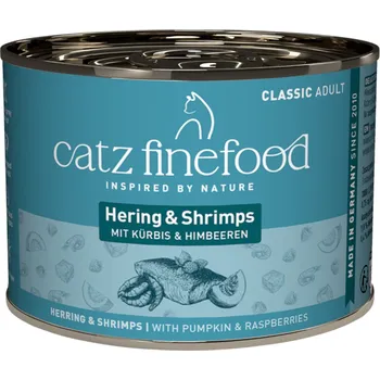 Krmivo pro kočku 24x200g catz finefood konzervy - sleď & krevety