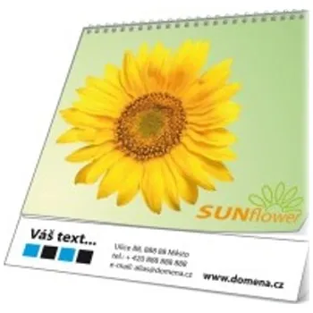 Potisk stolních kalendářů dvěma barvami PT-0002-2B Nižší cena pro více kusů!