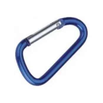 Jištění Karabina hliníková typ D 50mm fialová