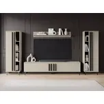 Obývací stěna Kegalo I, Barva: congo / congo + černý grafit 5903211434341