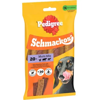 Pamlsek pro psa 144g Pedigree Schmackos - 3 druhy (20 kusů)