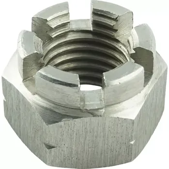 Matice Matice korunová DIN 935 nerez A2 M6