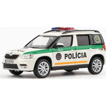 Hračka Škoda Yeti FL 2013 Polícia SR 1:43 Škoda Yeti FL 2013 Polícia SR - kovový model auta