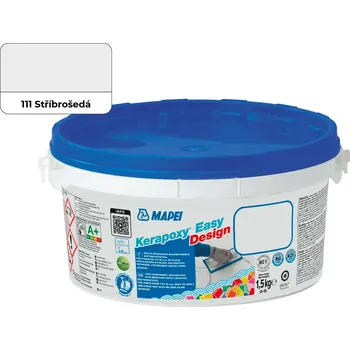 Spárovací hmota MAPEI Kerapoxy Easy Design 111 stříbrnošedá 1,5kg