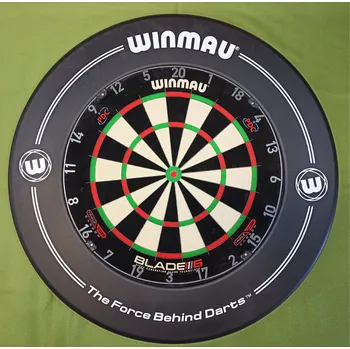 Terč na šipky Winmau set DOUBLE - terč Blade 6 Triple Core + okruží Black Print