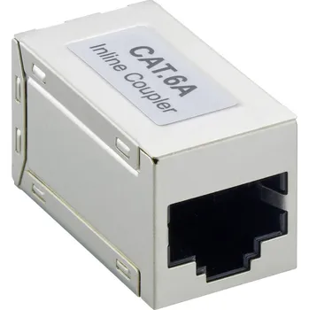 Konektor Lumberg 2542 04 Modulární dvojitá spojka,. 6a, 8p8c (RJ45), rovné provedení 167446 zástrčka, rovná 1 ks