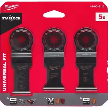 Sada nářadí Milwaukee Sada pro multif nářadí Dřevo/ocel(5ks)