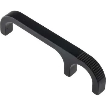 Nábytkové kování Rukojeť barva Černá, Hliník skryté úchyty, délka: 105mm x 27 mm x 6.4mm 28.5mm Southco