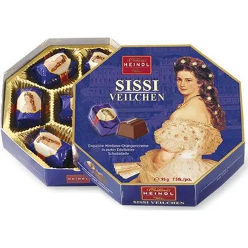 Bonboniéra HEINDL Sissi fialky 95g