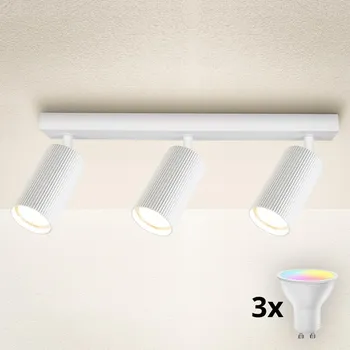 Bodové svítidlo Brilagi - LED RGBW Stmív. bodové svít. SELE MODERN 3xGU10/6W/230V Wi-Fi bílá