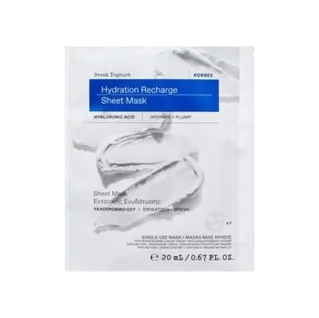 Pleťový krém KORRES Greek Yoghurt Feuchtigkeitsspendende Tuch-Maske Ručníková maska
