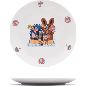 Talíř Thun 1794 Porcelánový talíř mělký krteček a kamarádi 210 mm 21 cm