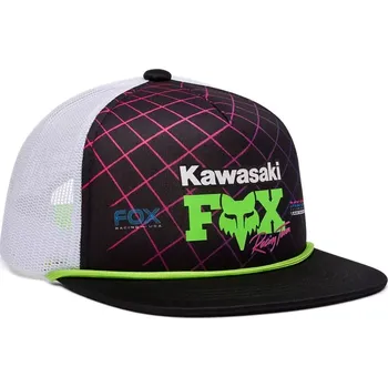 Kšiltovka Fox Yth Fox X Kawasaki Snapback Hat black