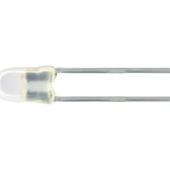 Polovodič Kingbright L-57GYW vícebarevná LED zelená, žlutá kulatý 5 mm 20 mcd, 10 mcd 60 ° 20 mA 2.2 V, 2.1 V